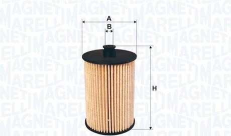 Fuel filter - MAGNETI MARELLI 153071760488