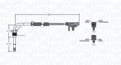 Фото 2 - Лямбда-зонд MAGNETI MARELLI 172000117010