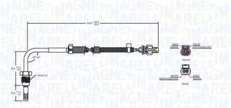 Фото 2 - Лямбда-зонд MAGNETI MARELLI 172000151010