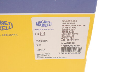 Фото 5 - Датчик АБС (ABS) MAGNETI MARELLI 172100093010