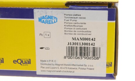 Фото 7 - Топливный насос MAGNETI MARELLI 313011300142