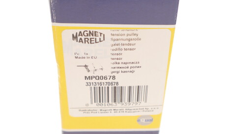 Фото 3 - Ролик ременя приводного MAGNETI MARELLI 331316170678