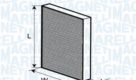 Фильтр, воздух во внутренном пространстве - (7701047513) MAGNETI MARELLI 350203061670