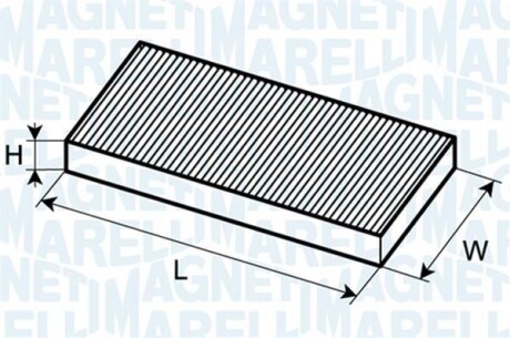 Фильтр, воздух во внутренном пространстве - MAGNETI MARELLI 350203062580