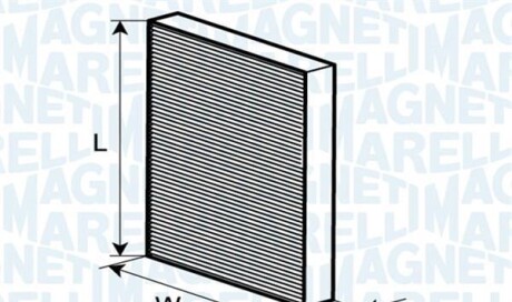 Фильтр, воздух во внутренном пространстве - MAGNETI MARELLI 350203062730