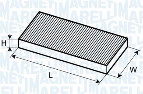 Фильтр, воздух во внутренном пространстве - MAGNETI MARELLI 350203063530