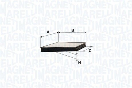 Carbon Cabin Air Filter - MAGNETI MARELLI 350208065570