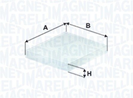 Inn.r.filter ni x-trail 14- - MAGNETI MARELLI 350208065840