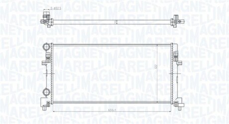 Motorkuehl vw - ((5Q0121251EB, 5Q0121251EC)) MAGNETI MARELLI 350213166200