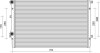 Радиатор, охлаждение двигателя - (1K0121251AA, 1K0121251AT, 1K0121251DN) MAGNETI MARELLI 350213852000 (фото 1)