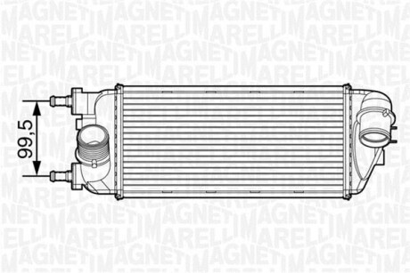Інтеркулер - ((51855481)) MAGNETI MARELLI 351319201500 (фото 1)