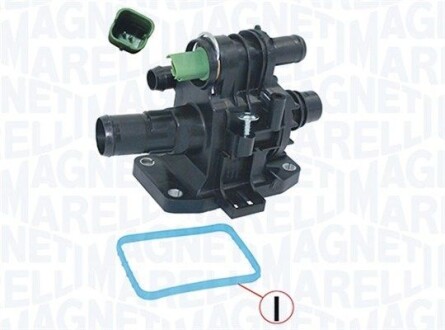 THERMOSTAT CITRON, FORD, MAZDA, MINI, P - (1336X2, 9647767180, 1230673) MAGNETI MARELLI 352317101570 (фото 1)