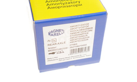 Фото 2 - Стойка амортизатору (амортизатор) MAGNETI MARELLI 352708070000
