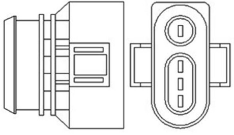 Датчик - (6KE906265B, 6KE906265A, 6K0906265BH) MAGNETI MARELLI 466016355048