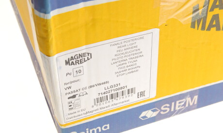 Фото 2 - Задній ліхтар MAGNETI MARELLI 714027100801