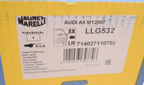 Фото 2 - Задний фонарь MAGNETI MARELLI 714027110702
