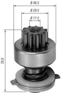 Ведущая шестерня, стартер - MAGNETI MARELLI 940113020107