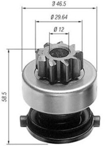 Ведущая шестерня, стартер - MAGNETI MARELLI 940113020136