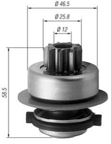 Ведущая шестерня, стартер - MAGNETI MARELLI 940113020171