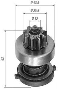 Ведущая шестерня, стартер - MAGNETI MARELLI 940113020231