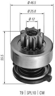 Ведущая шестерня, стартер - MAGNETI MARELLI 940113020254