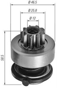 Ведущая шестерня, стартер - MAGNETI MARELLI 940113020255