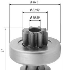 Ведущая шестерня, стартер - MAGNETI MARELLI 940113020370