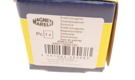 Фото 2 - Втягивающее реле стартера MAGNETI MARELLI 940113050140