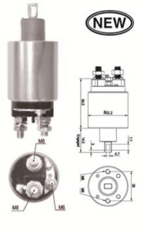 Реле втягуюче Ducato 1.9-2.5 D/TD /JUMPER 2.8D/TD - MAGNETI MARELLI 940113050559 (фото 1)