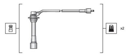 Фото 2 - Провід високовольтний MAGNETI MARELLI 941318111135