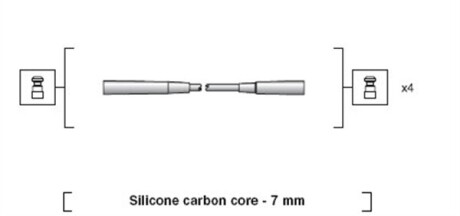 Фото 2 - Провід високовольтний MAGNETI MARELLI 941318111216
