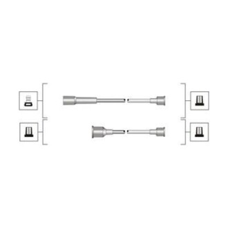 Комплект проводов зажигания - MAGNETI MARELLI 941319170113