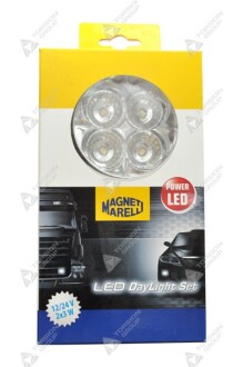 Фари DRL LED кпл. лев.+пра. 12/24V 2*3W (Magneti-Marelli) - MAGNETI MARELLI LAQ010 (фото 1)