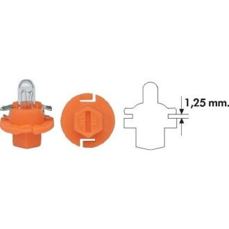 12V 1,12W Миниавтолампа цоколь BX8,4d - MAGNETI MARELLI PBX4 112W 12V