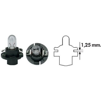 12V 1,2W Миниавтолампа цоколь BX8,4d - MAGNETI MARELLI PBX4 12W 12V