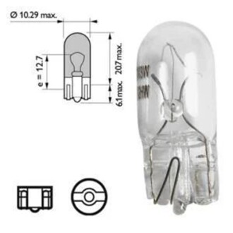 ?AR?WKA W5W 24V CA?OSZKLANA - MAGNETI MARELLI W5W24V