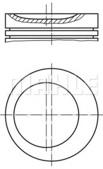 Поршень - Knecht / Mahle 0116201 (фото 1)