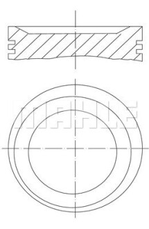 Поршень - Knecht / Mahle 0117501