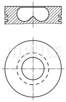 Поршень - Knecht / Mahle 015 69 02