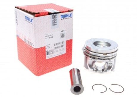 Поршень з кільцями RENAULT 76,50 K9K 1,5TD d26 (Mahle) - Knecht / Mahle 022 01 02