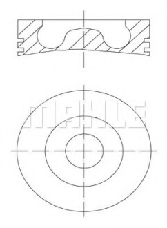 Поршень AUDI/SEAT/SKODA/VW 2.0 TDI 03-13 (81.51mm/+0.5) - Knecht / Mahle 028 02 02