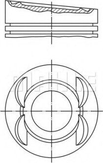 Поршень - Knecht / Mahle 0280301