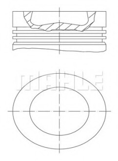 Поршень - Knecht / Mahle 028PI00121002