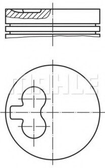 Поршень VW T4 1.9-2.4D (79.76mm/+0.25) - Knecht / Mahle 029 82 01