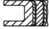 Кільця поршневі PSA 82.7 (1.2/1.5/2) EW7J4 (Mahle) - (0640T7) Knecht / Mahle 03186N0 (фото 3)