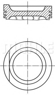 Поршень - Knecht / Mahle 0349901