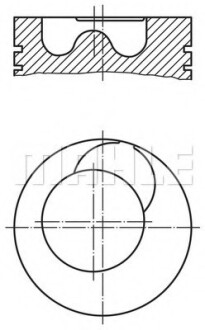 Поршень - Knecht / Mahle 209 41 00