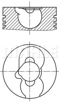 Поршень - Knecht / Mahle 228 82 00