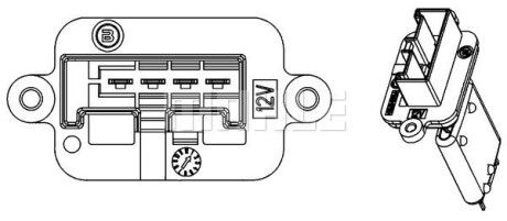 Фото 2 - Інший елемент системи охолодження Knecht / Mahle ABR 88 000P (ABR88000P)