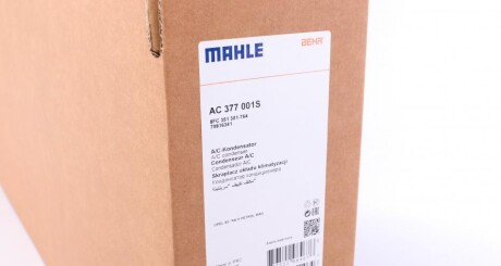 Конденсатор MAHLE - Knecht / Mahle AC 377 001S